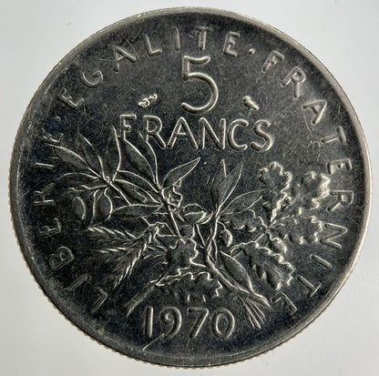 1970 France 5 Francs Coin | Fine Collectable Grade