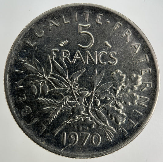1970 France 5 Francs Coin | Fine Collectable Grade