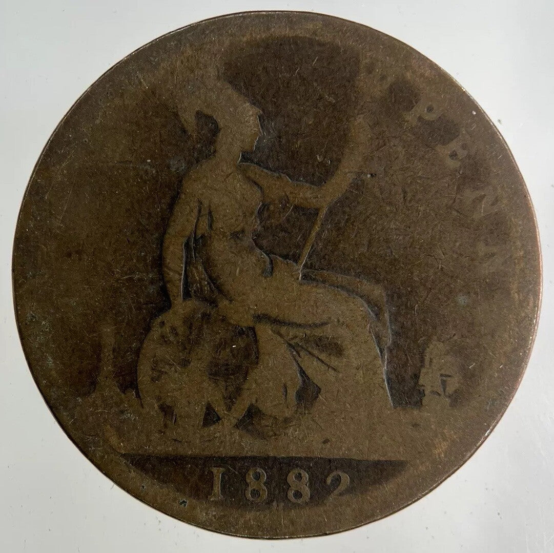 1882-H Victoria One Penny Coin | Collectable Grade