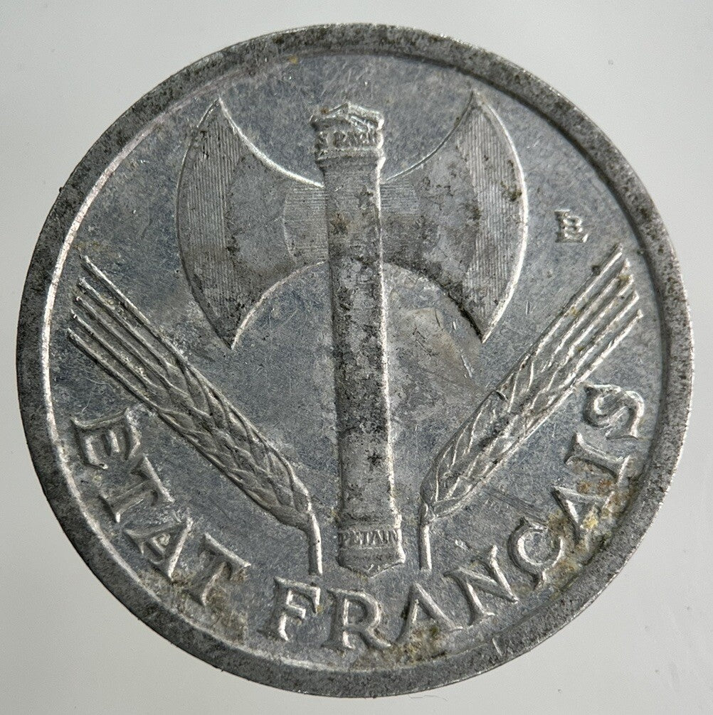 1943 France 1 Franc Coin | Fine Collectable Grade