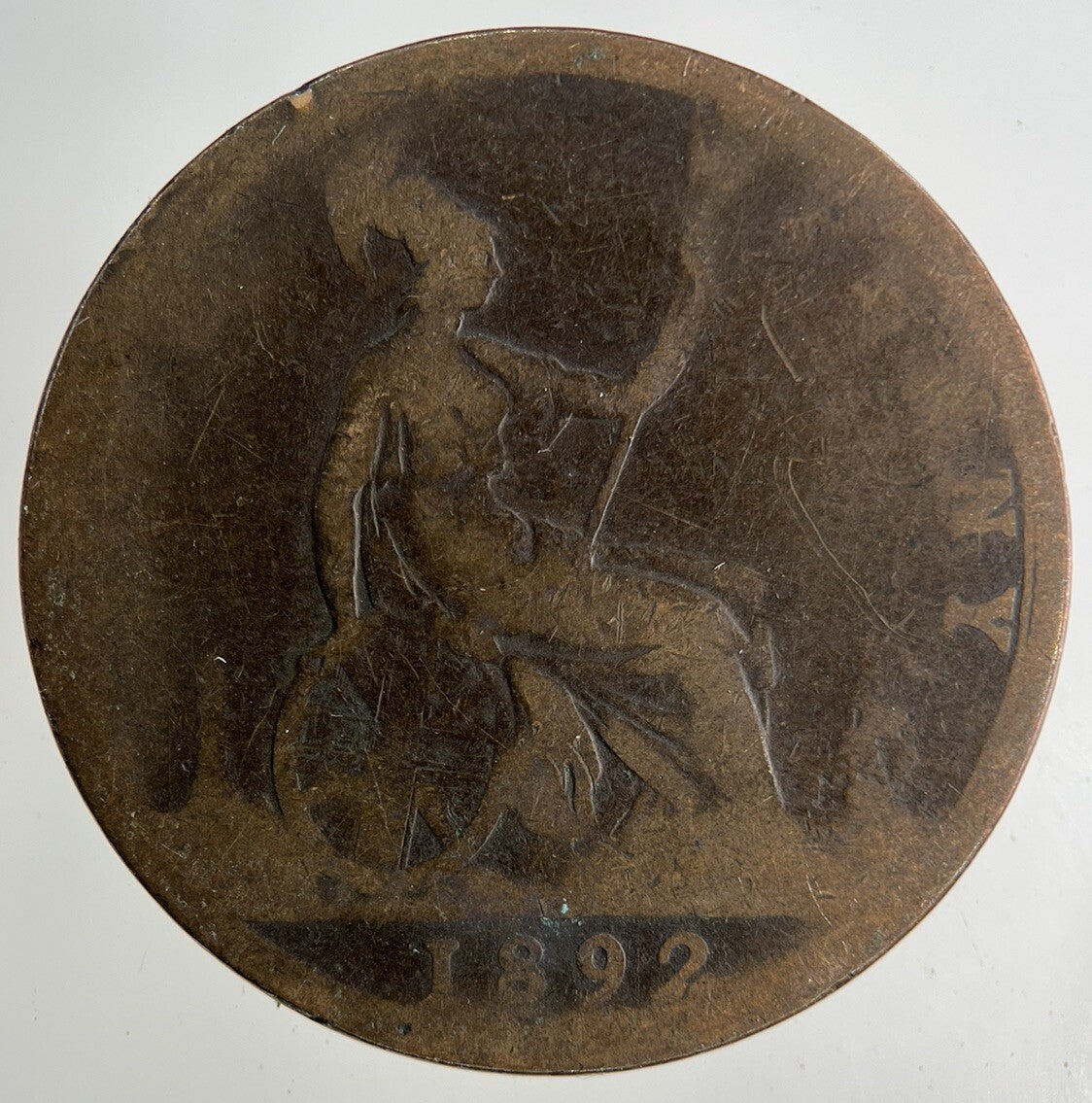 1892 Victoria One Penny Coin | Collectable Grade