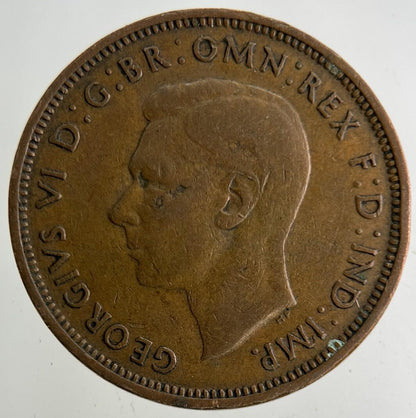 1942 George VI Half-Penny Coin | Collectable Grade