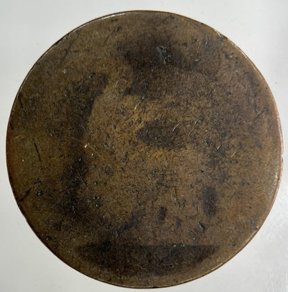 British Victoria One Penny Coin | Worn Grade