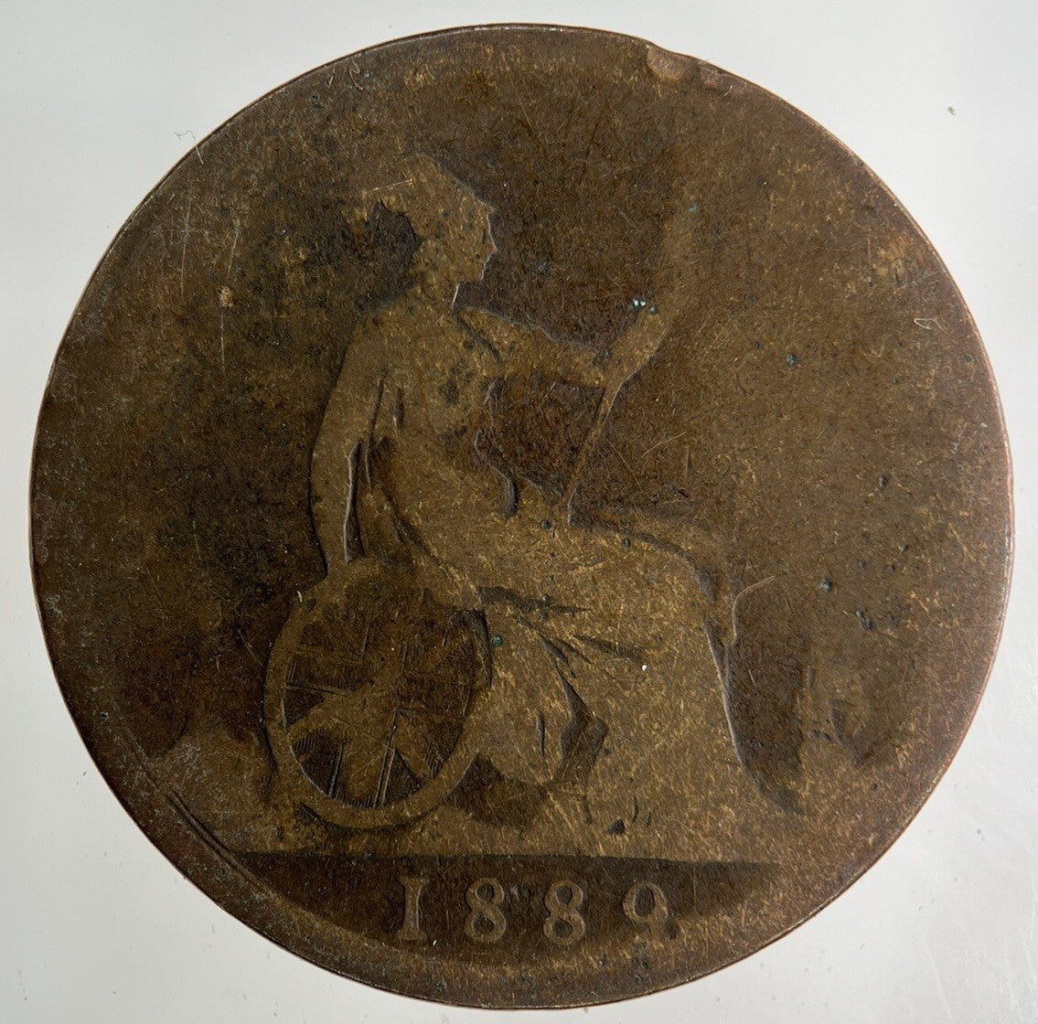 1889 Victoria One Penny Coin | Collectable Grade