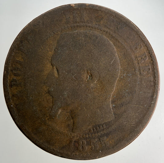 1855 France 10 Centimes Coin | Collectable Grade