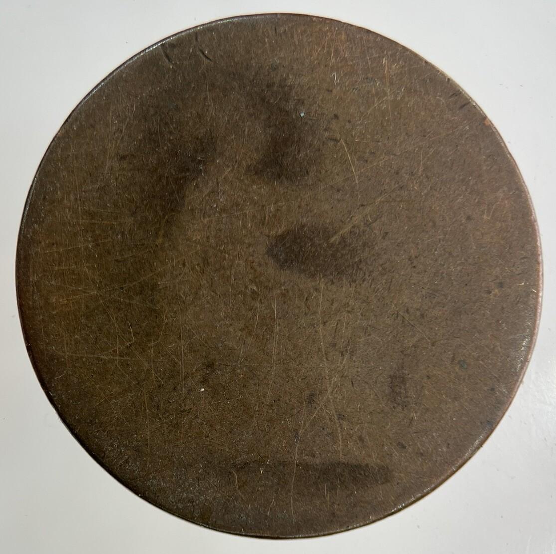 British Victoria One Penny Coin | Worn Grade