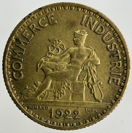 1922 France 1 Franc Coin | Fine Collectable Grade