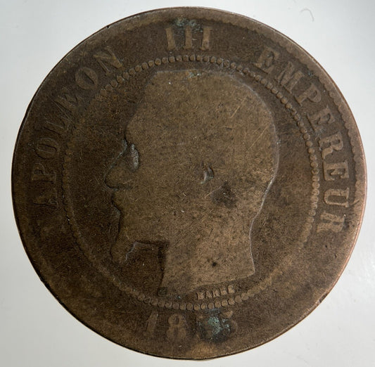 1855 France 10 Centimes Coin | Collectable Grade