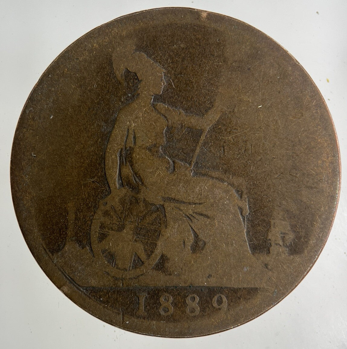 1889 Victoria One Penny Coin | Collectable Grade