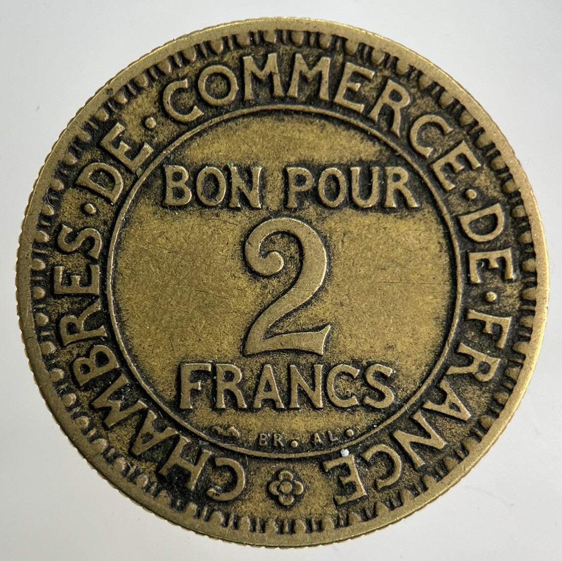 1922 France 2 Francs Coin | Fine Collectable Grade