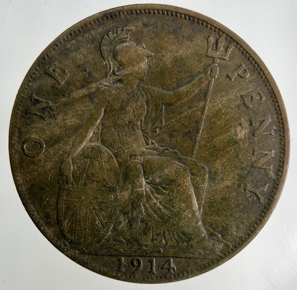 1914 George V One Penny Coin | Fine Collectable Grade