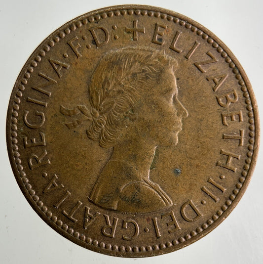 1965 Elizabeth II 2nd Half-Penny Coin | Fine Collectable Grade