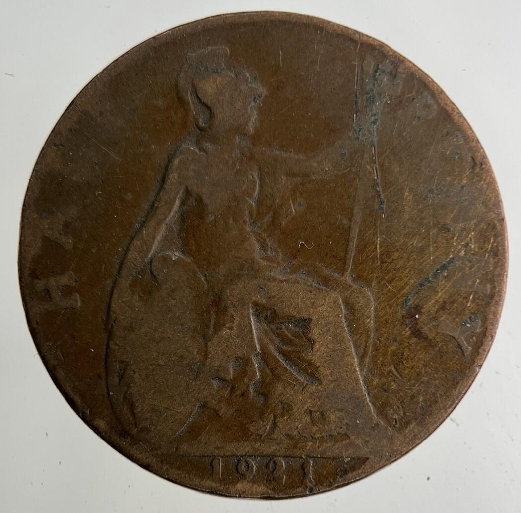 1921 George V Half-Penny Coin | Collectable Grade
