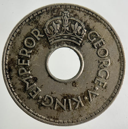1934 Fiji Penny Coin | Fine Collectable Grade