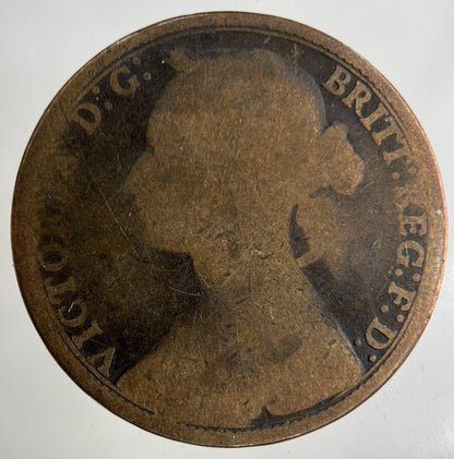 1879 Victoria One Penny Coin | Fair Grade