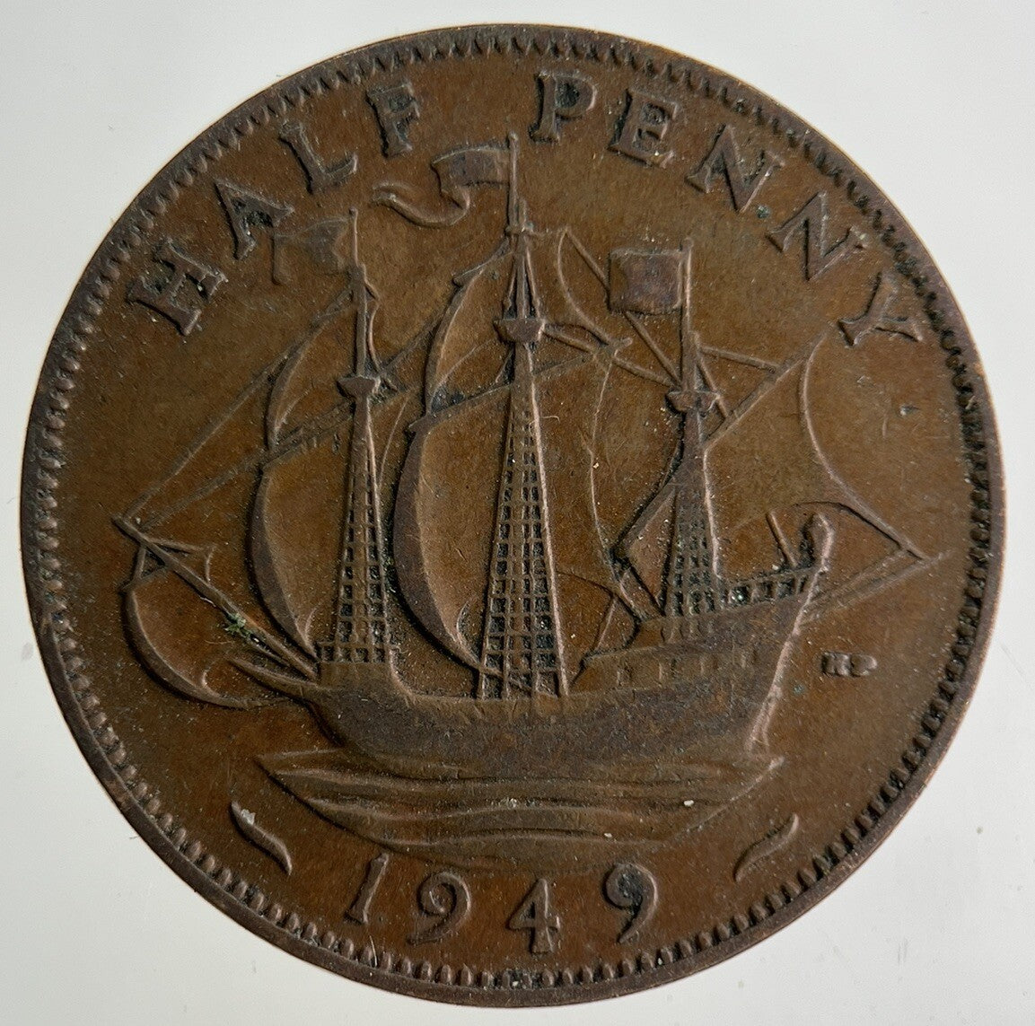 1949 George VI Half-Penny Coin | Collectable Grade