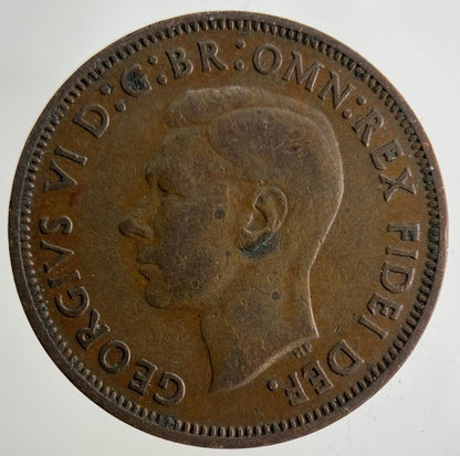 1949 George VI Half-Penny Coin | Collectable Grade