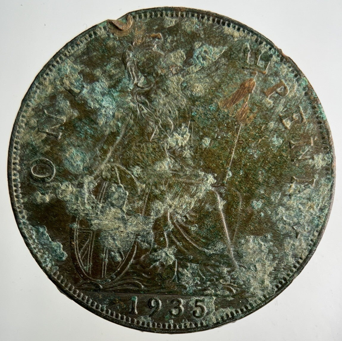 1935 George V One Penny Coin | Collectable Grade