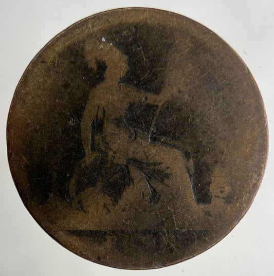 1890 Victoria One Penny Coin | Fair Grade