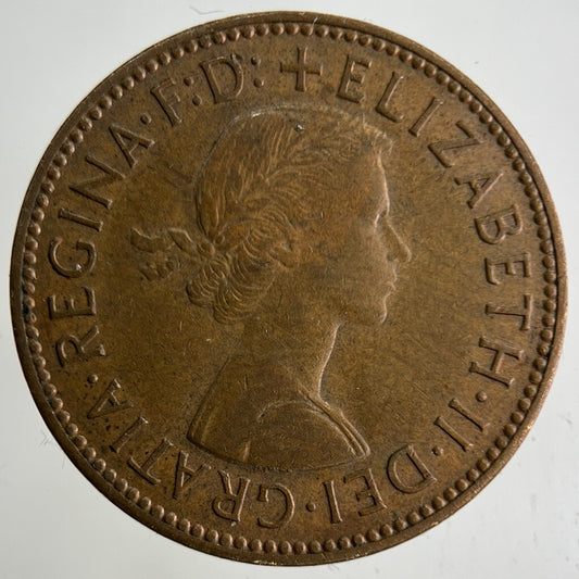 1965 Elizabeth II 2nd Half-Penny Coin | Fine Collectable Grade