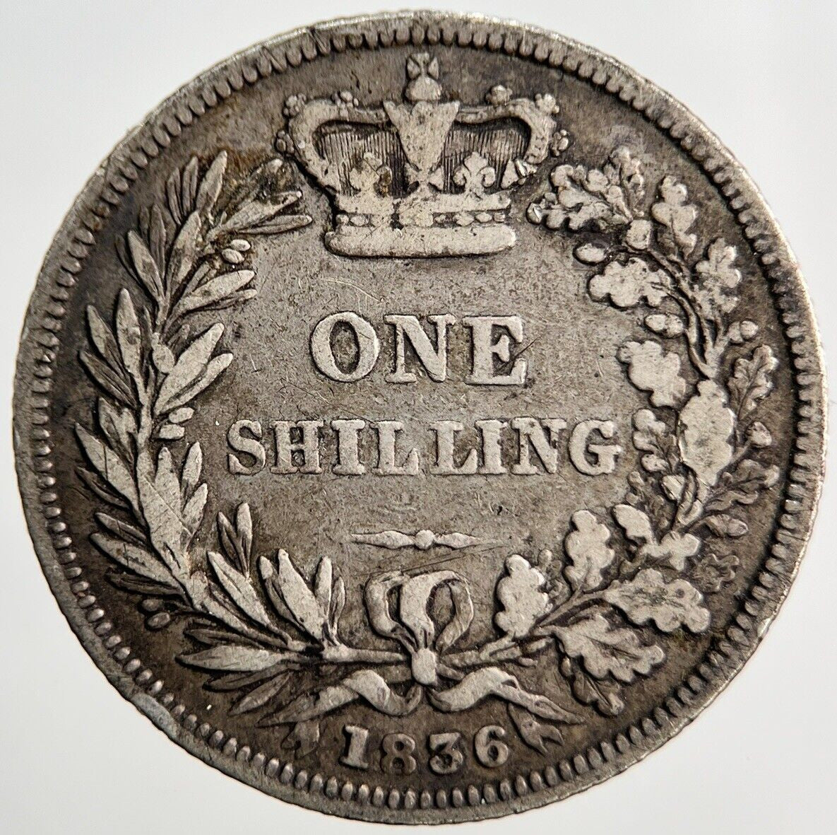 1836 William IV One Shilling Silver Coin | Fine Collectable Grade
