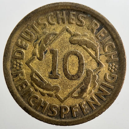 1925 Germany 10 Pfennig Coin | Collectable Grade | a7501