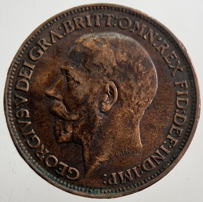 1925 George V Farthing Coin | Fine Collectable Grade | a7703