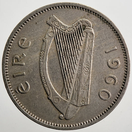 1960 Irish Dog Sixpence Coin | Very High Grade | a7456