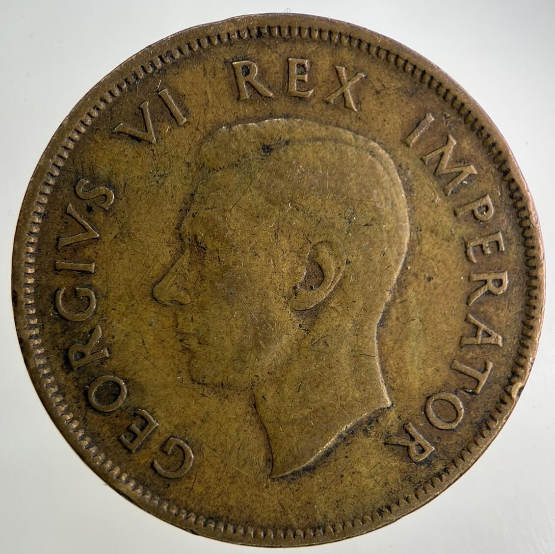 1942 South Africa One Penny Coin | Fine Collectable Grade