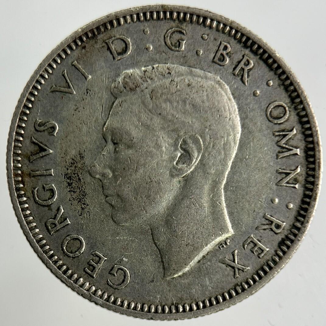 1945 George VI Shilling Silver Coin | Fine Collectable Grade