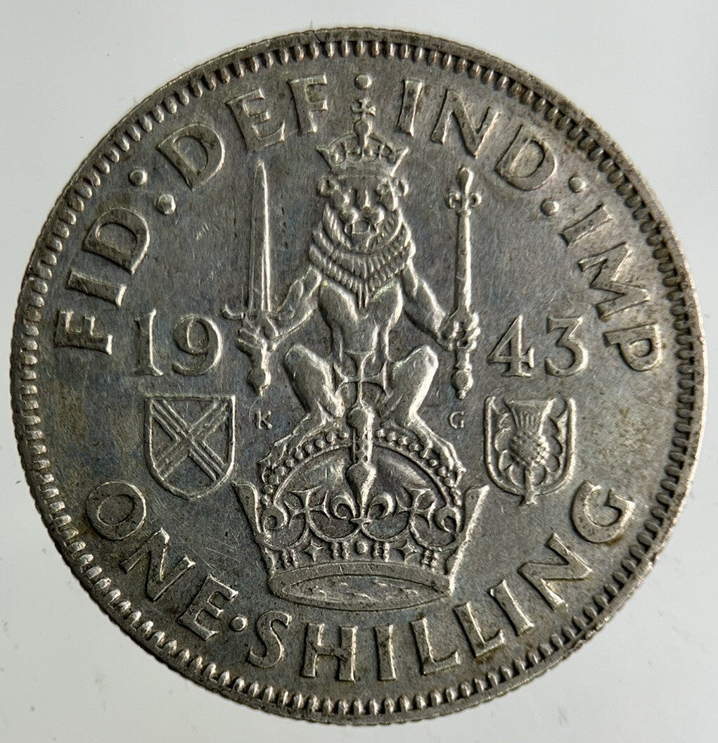 1943 George VI Shilling Silver Coin | Collectable Grade