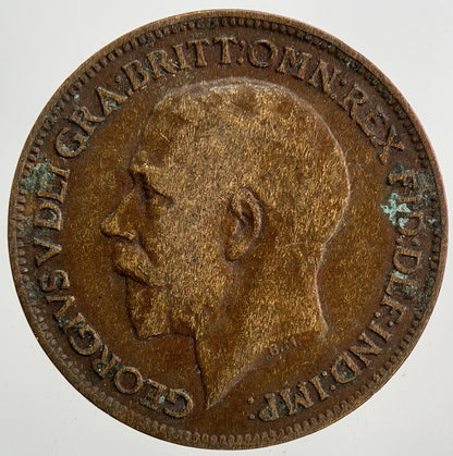 1921 George V Farthing Coin | Fine Collectable Grade