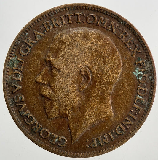 1921 George V Farthing Coin | Fine Collectable Grade