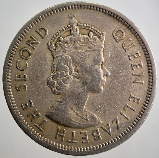 1960 Hong Kong 1 One Dollar Coin | Fine Collectable Grade | a8056