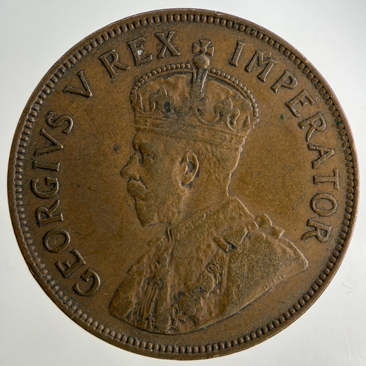 1934 South Africa One Penny Coin | Fine Collectable Grade