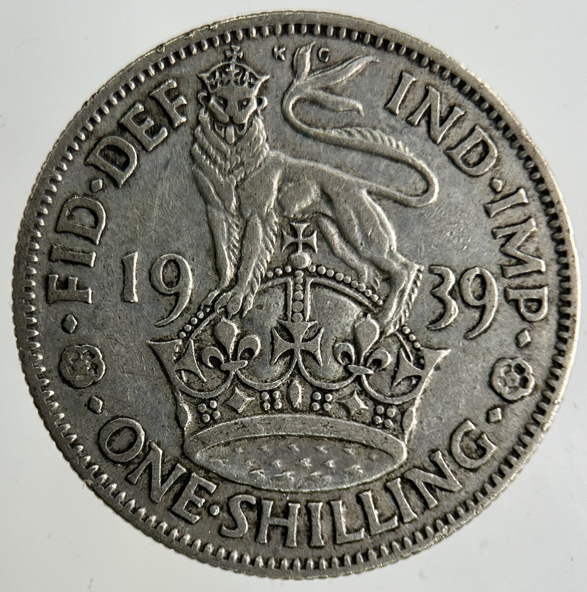 1939 George VI Shilling Silver Coin | Collectable Grade