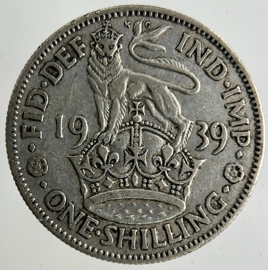 1939 George VI Shilling Silver Coin | Collectable Grade