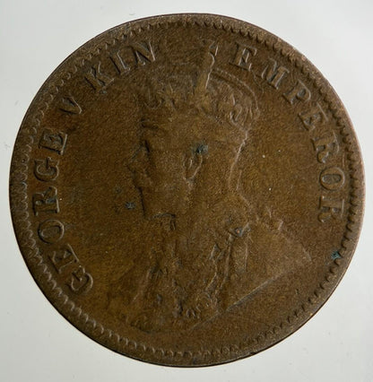 1918 India 1/4 Quarter Anna Coin | Collectable Grade