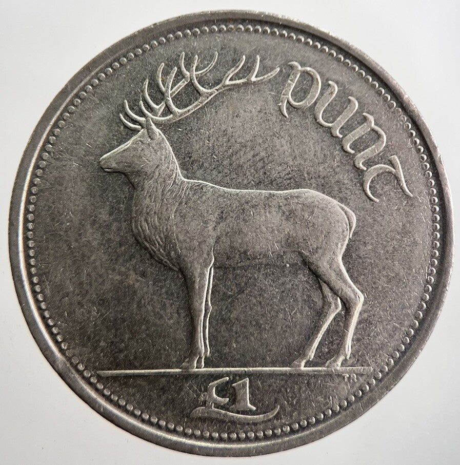1998 Irish £1 One Poind Coin | Very High Grade | a7511