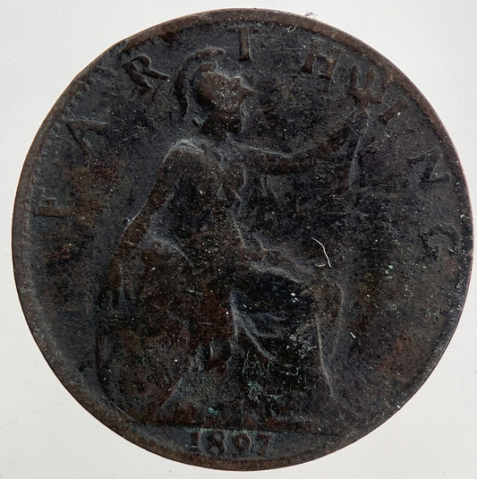 1897 Victoria Farthing Coin | Collectable Grade