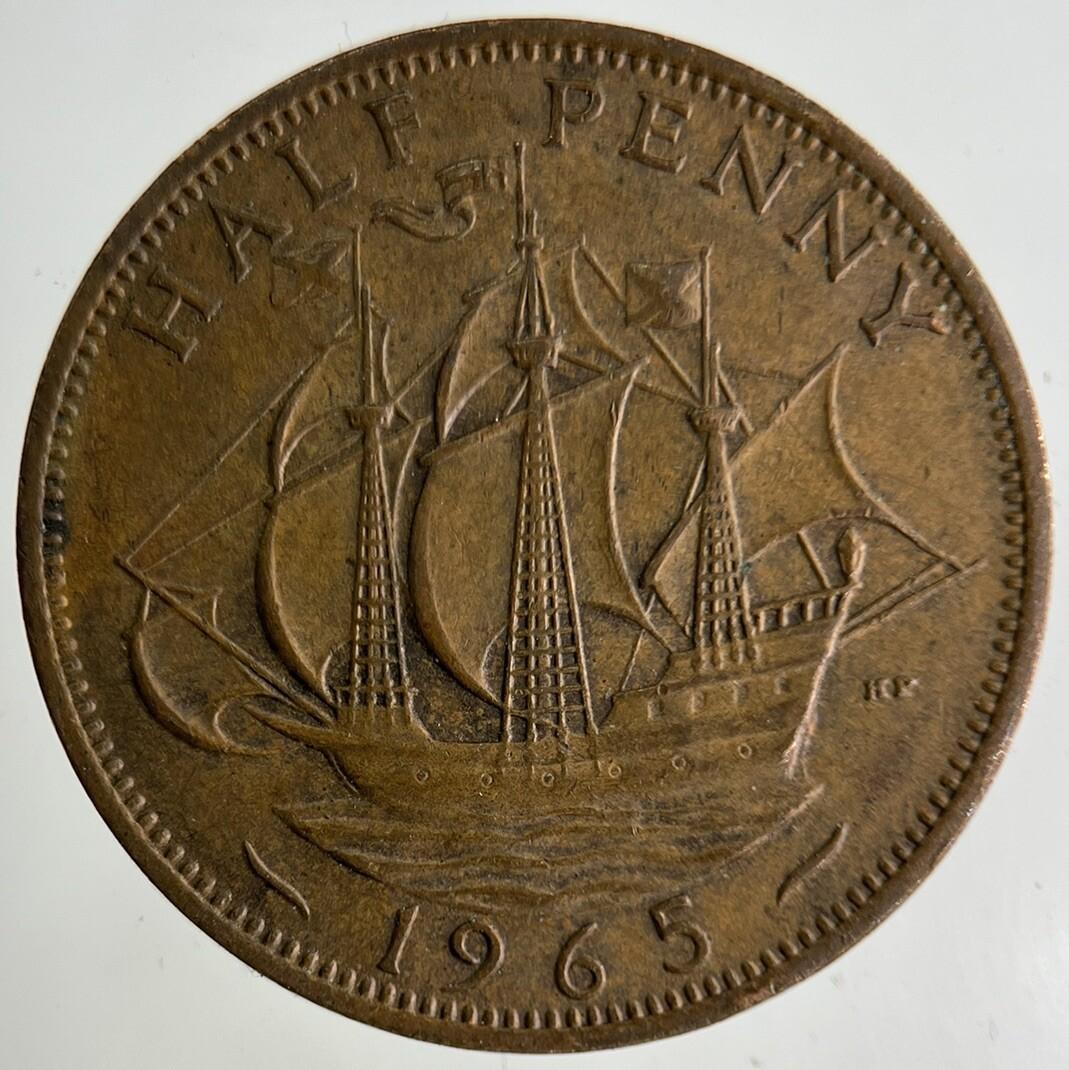 1965 Elizabeth II 2nd Half-Penny Coin | Fine Collectable Grade