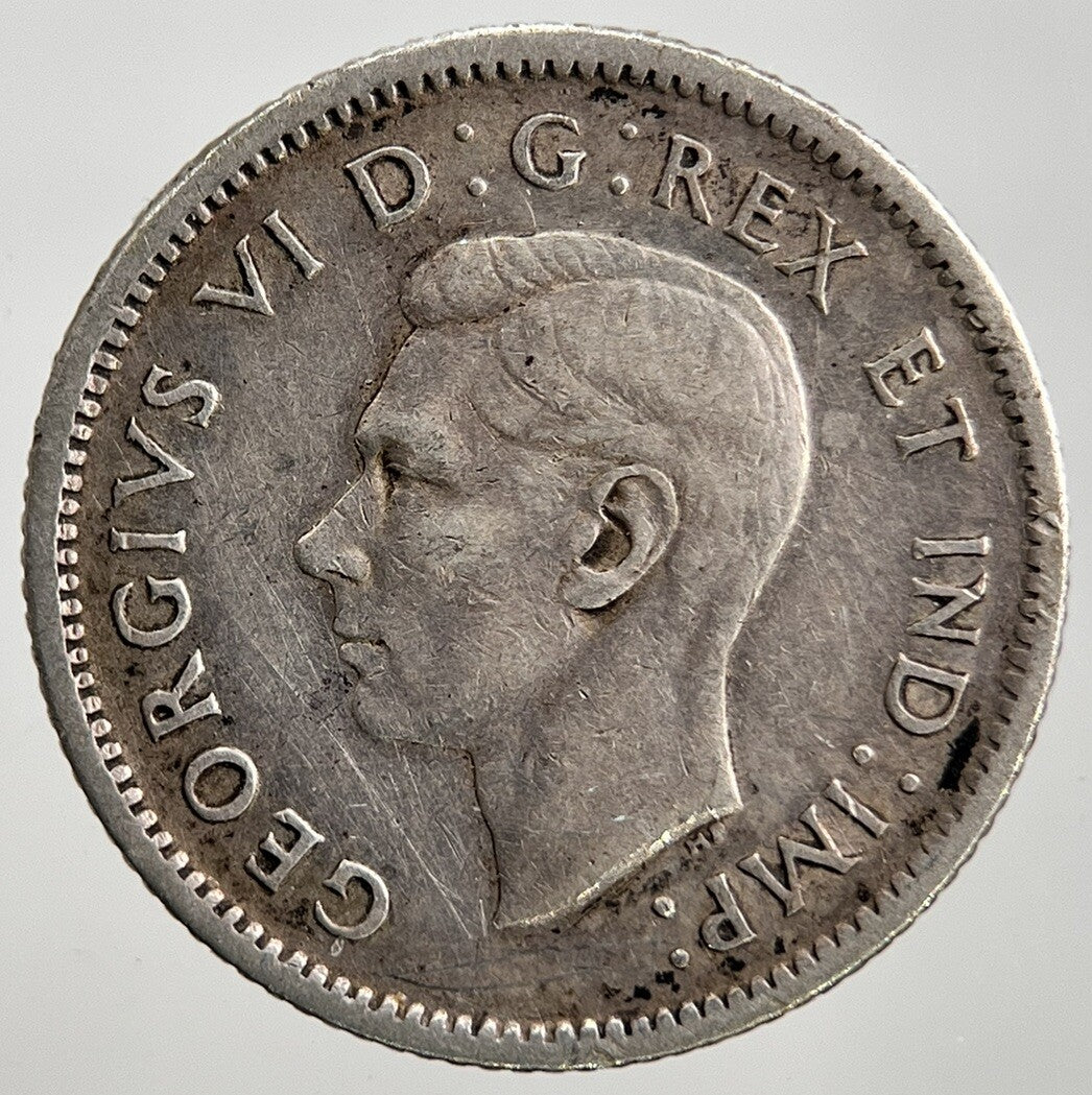 1942 Canadian 10 Cents Silver Coin | Collectable Grade | a2258