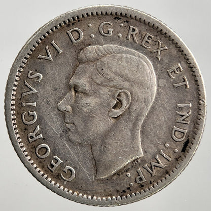 1942 Canadian 10 Cents Silver Coin | Collectable Grade | a2258