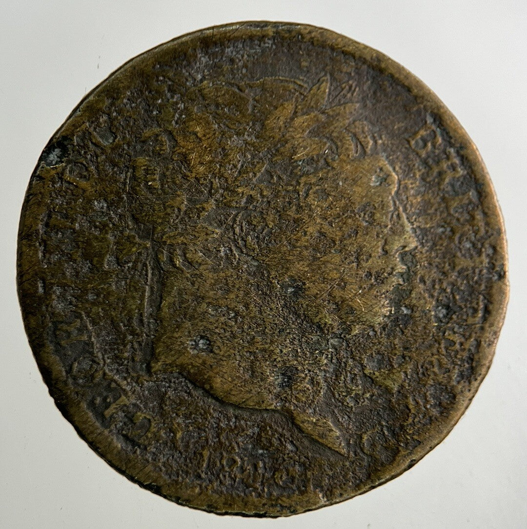 Old Brass Forgery George III 3rd Sixpence Coin | Collectable Grade