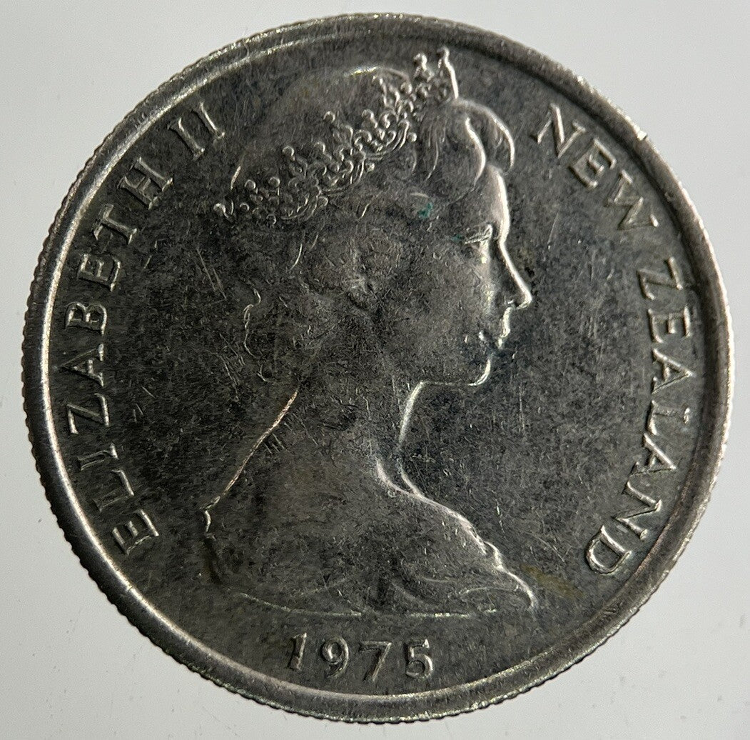 1975 New Zealand 5 Cents Coin | Fine Collectable Grade