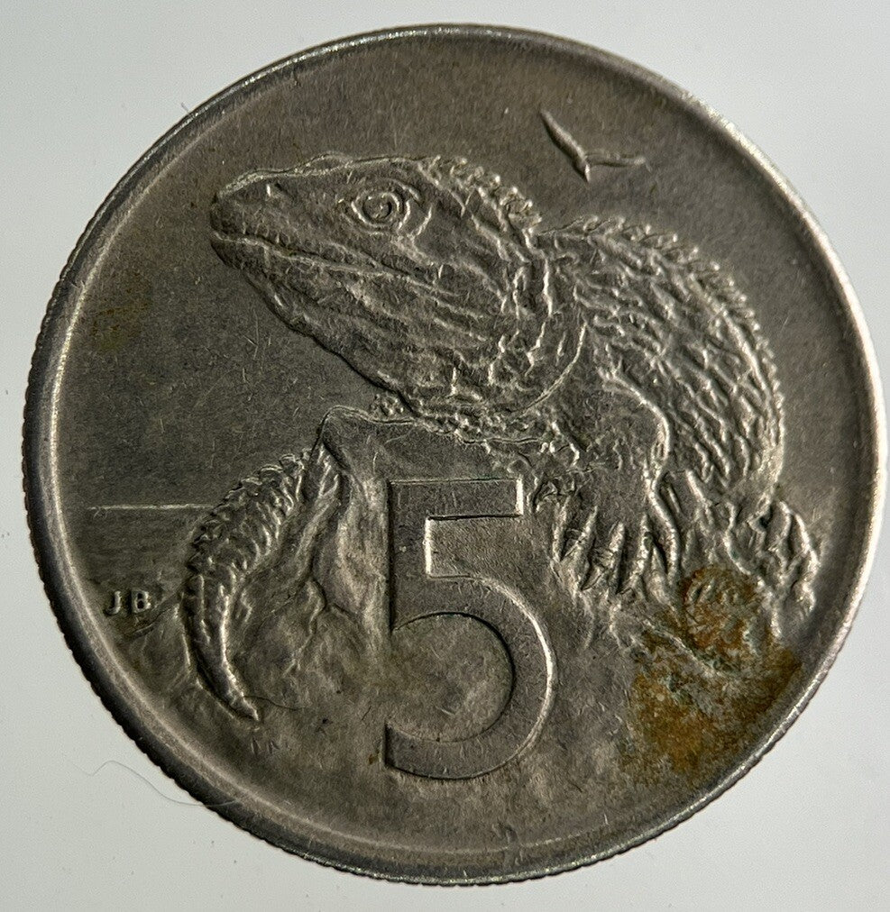 1970 New Zealand 5 Cents Coin | Fine Collectable Grade