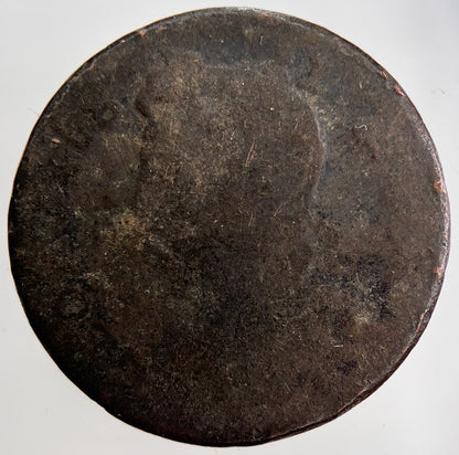 George II 2nd Half-Penny Coin | Worn Grade | a1278