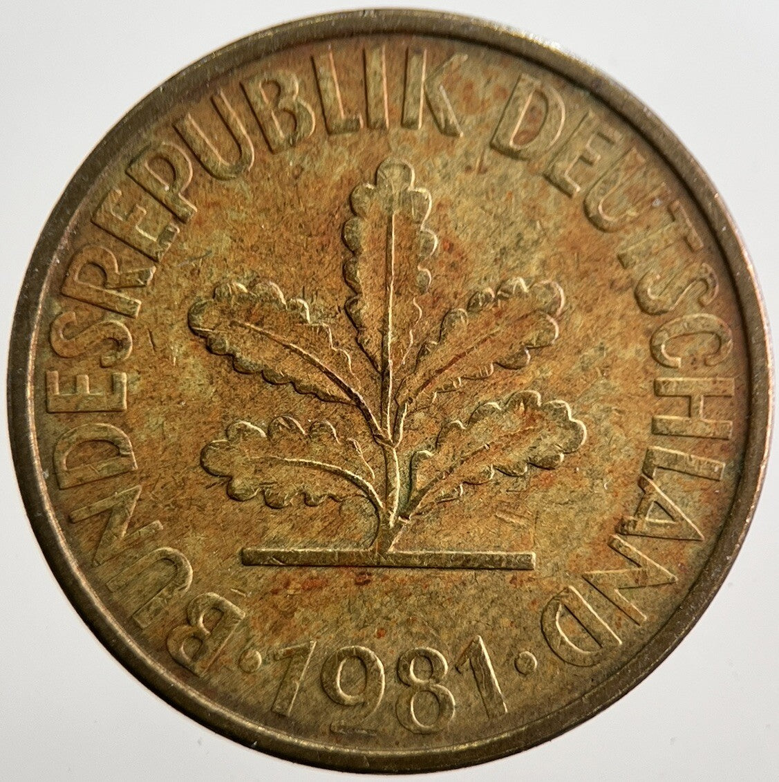 1981 Germany 10 Pfennig Coin | Collectable Grade | a7502