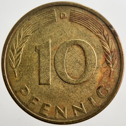 1981 Germany 10 Pfennig Coin | Collectable Grade | a7502