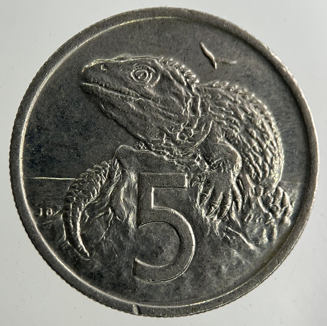 1975 New Zealand 5 Cents Coin | Fine Collectable Grade